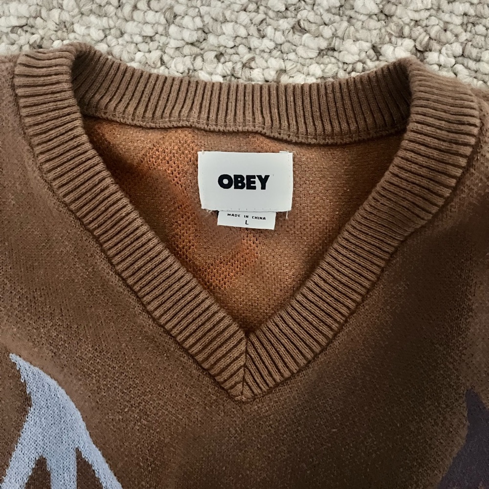Obey Brown Sweater